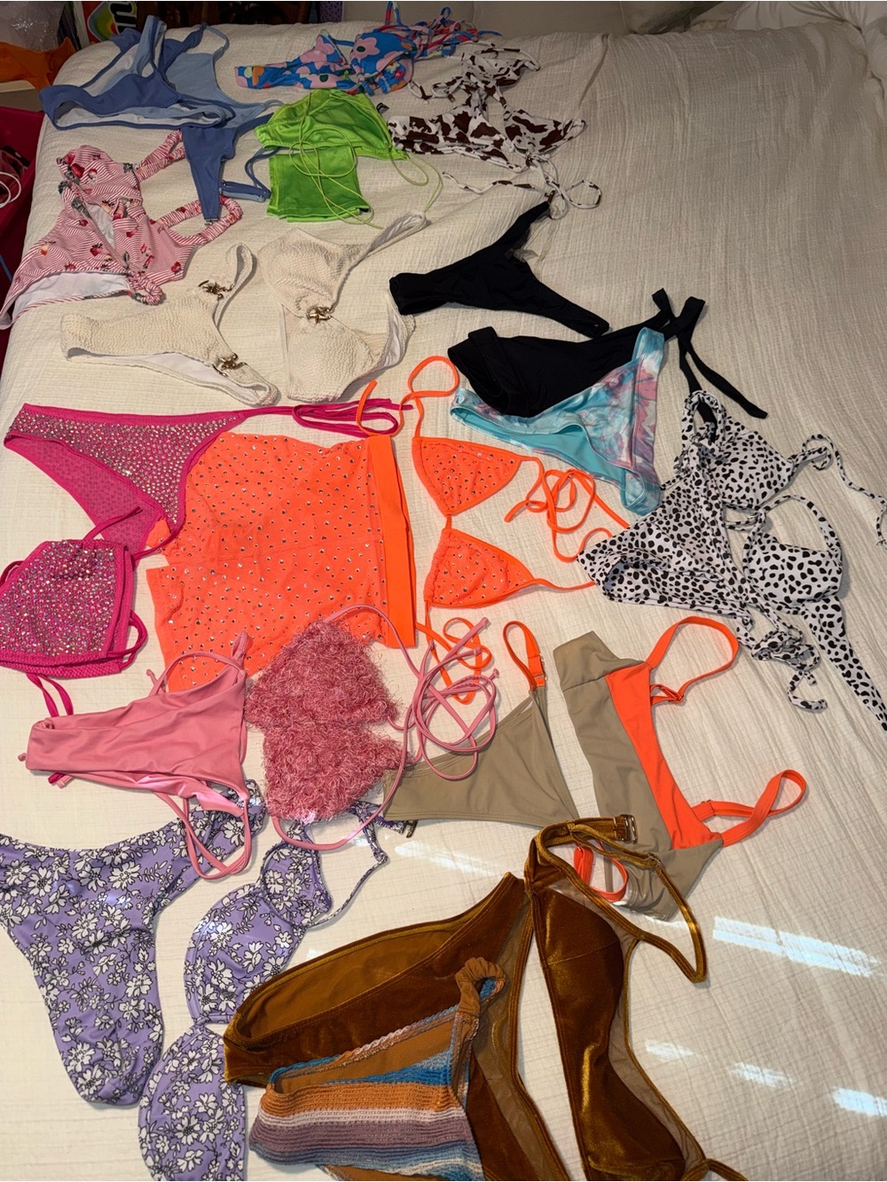 LOT OF SMALL JUNIOR BIKINI SWIM WEAR - 14 pair +